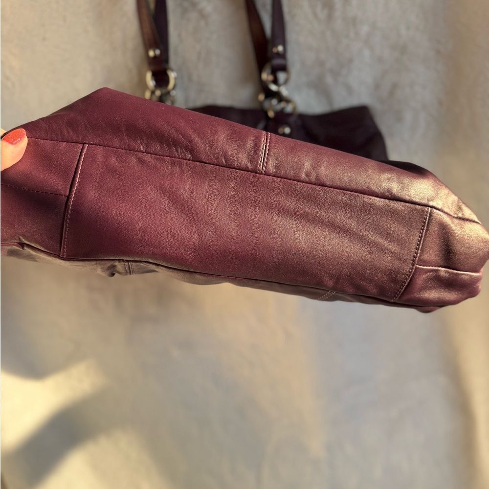 Coach Ashley Leather Satchel - Picture 6 of 12